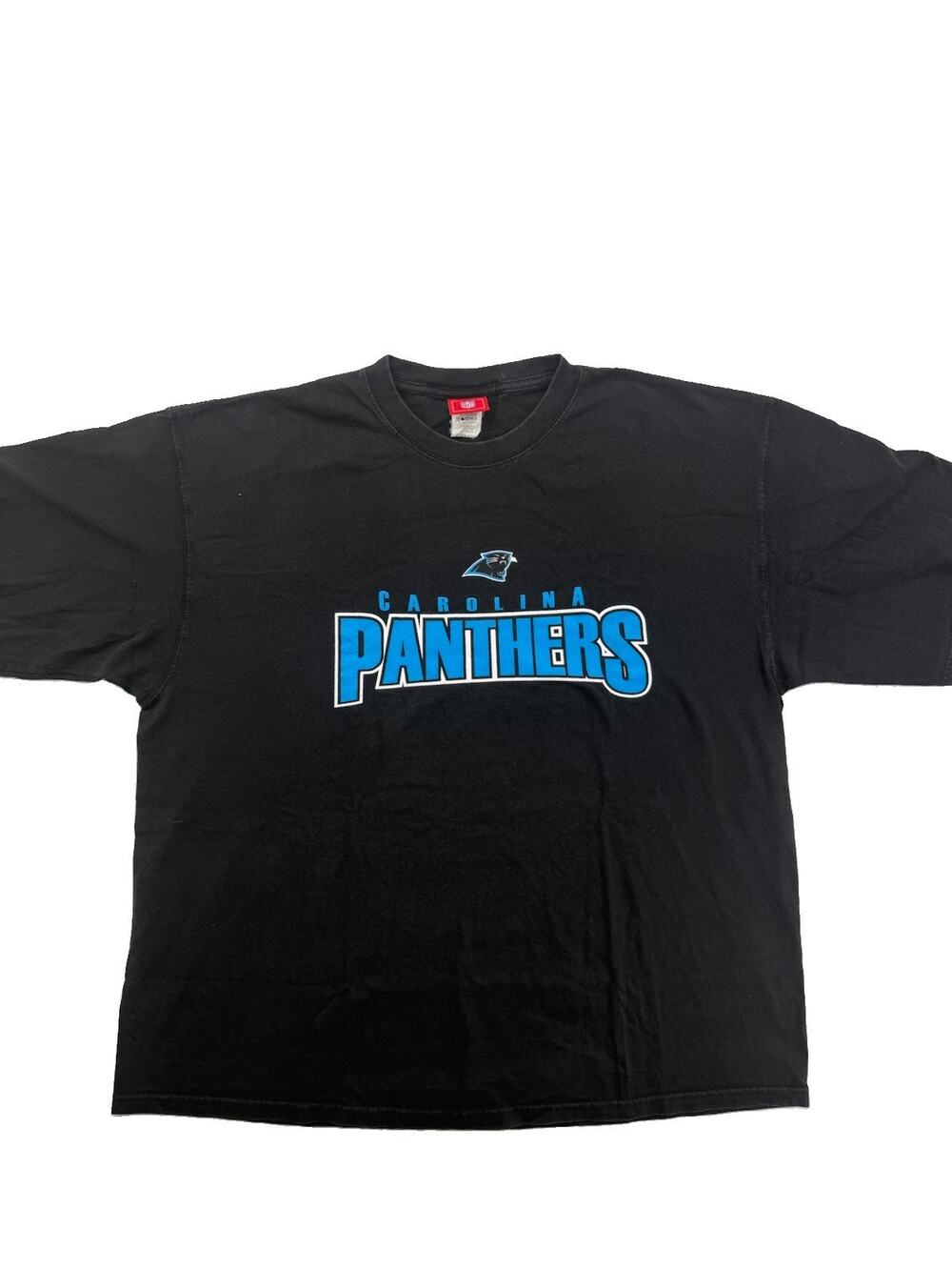 Vintage Carolina Panthers NFL Men's Black TShirt Size XLarge